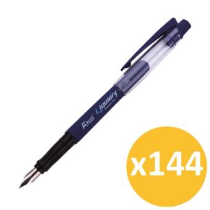 Pack scolaire remisé 144 stylos plume moyenne universels