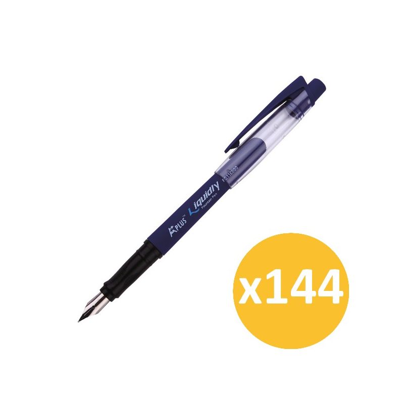 Pack scolaire remisé 144 stylos plume moyenne universels