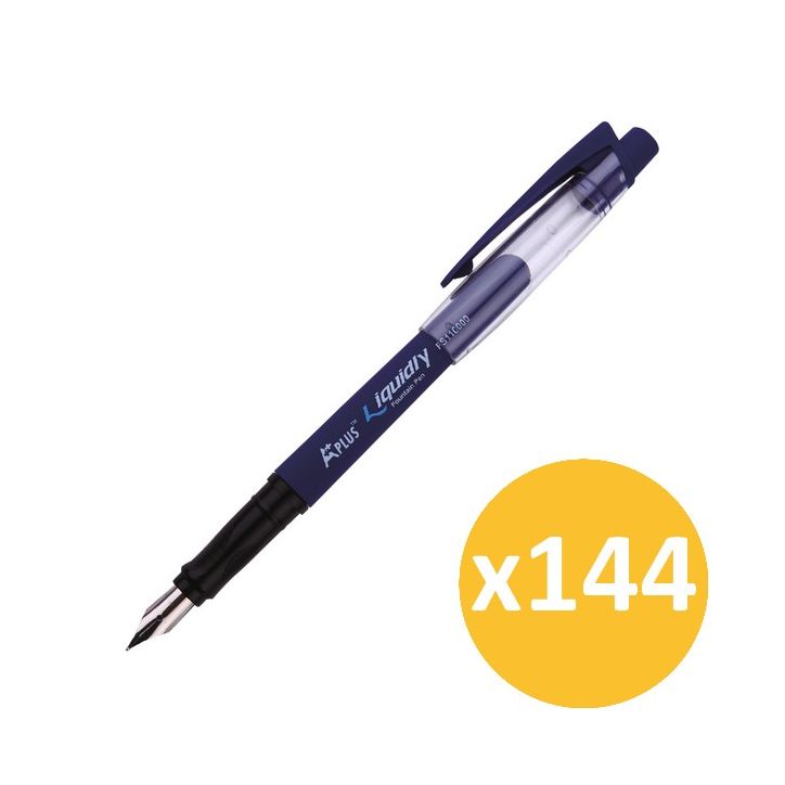 Pack scolaire remisé 144 stylos plume moyenne universels
