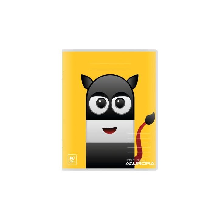 Cahier de brouillon 200 pages 60g, format A5, ligné 8mm 100G1L AURORA