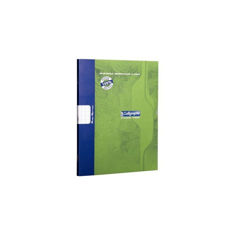 Achetez Cahier de brouillon 96 pages seyès 56g, format 17x22 cm 2196C CALLIGRAPH CLAIREFONTAINE pas.. Achetez Cahier de brouillon 96 pages seyès 56g, format 17x22 cm 2196C CALLIGRAPH CLAIREFONTAINE pas..