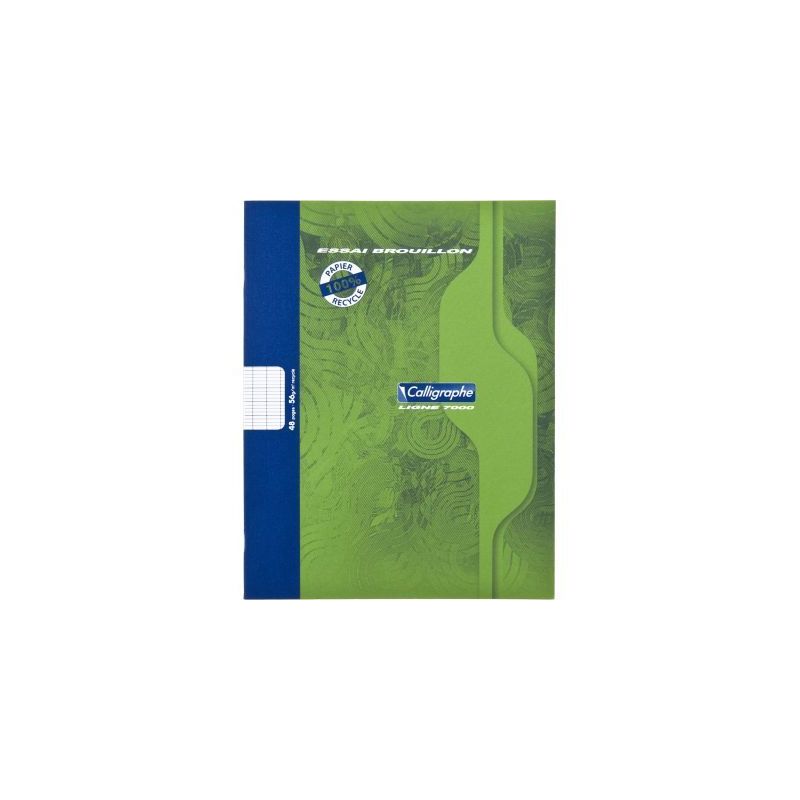 Achetez Lot de 20 cahiers de brouillon 48 pages seyès 56g, format 17x22 cm 2148C X20 CLAIREFONTAINE..