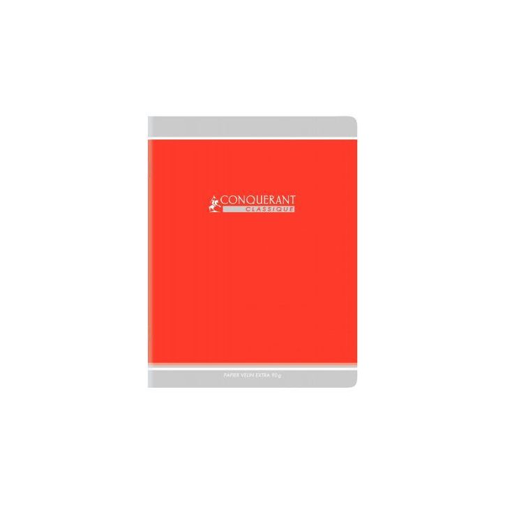 Cahier de devoirs piqué 48 pages, format 17x22 cm, seyès 100102688 HAMELIN