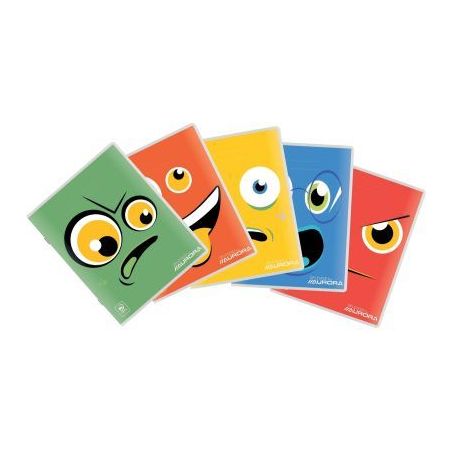 Achetez Cahier piqué écolier 96 pages 80g, quadrillé 10x10, format A5 148PQ10 AURORA pas cher sur..