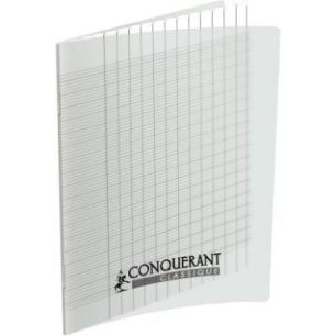 Achetez Piqûre 96 pages 17x22 cm, seyès 2,5 mm agrandi, papier 90g, couverture en polypropylène i..