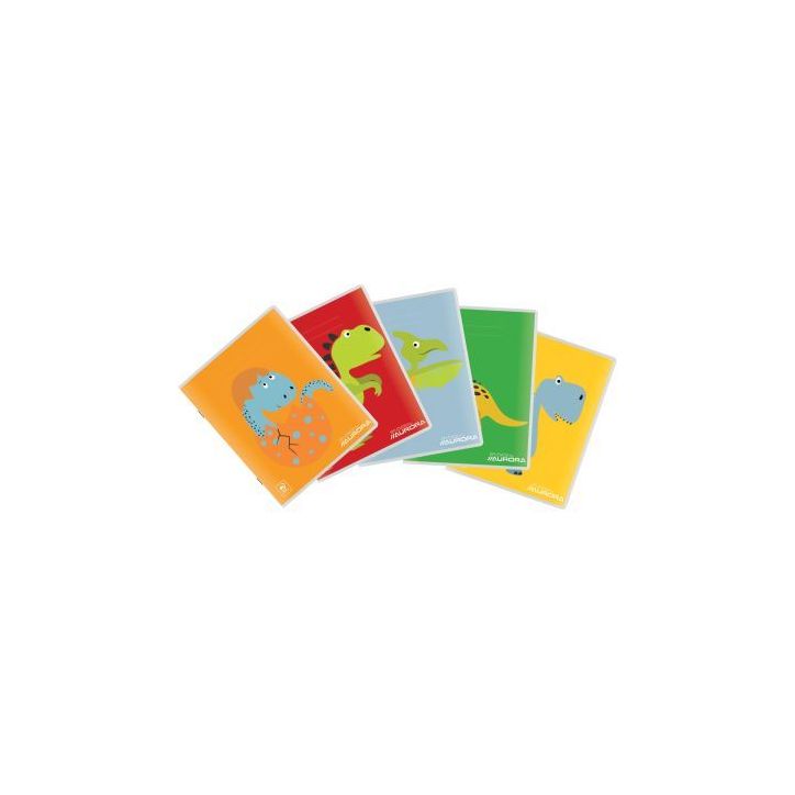 Cahier piqué écolier 36 pages 3 lignes 80g, format A5 118P3L AURORA