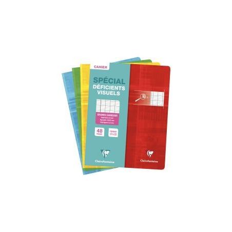 Achetez Piqûre 48 pages 17x22 cm, seyès 2,5 mm agrandi 10/10, papier 90g 3996C CLAIREFONTAINE pas ..