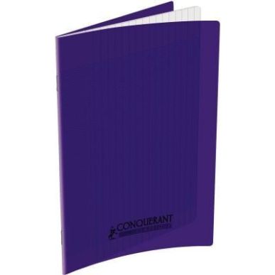 Achetez CONQUERANT C9 Cahier piqûre 17x22cm 96 pages 90g grands carreaux Séyès. Couverture polypr..