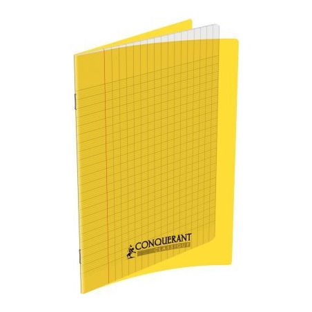 Achetez CONQUERANT C9 Cahier piqûre 17x22cm 32 pages 90g grands carreaux Séyès. Couverture polypr..