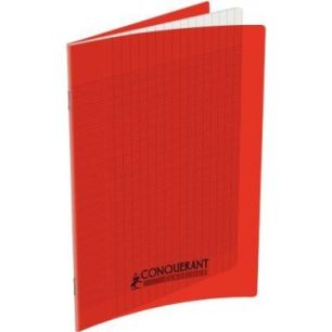 Achetez CONQUERANT C9 Cahier piqûre 17x22cm 60 pages 90g grands carreaux Séyès. Couverture polypr..