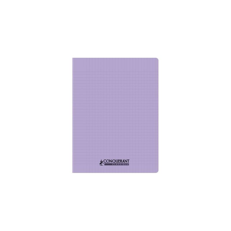 Achetez Piqûre 96 pages CONQUERANT, 17x22 cm, seyès, couv PP lilas 100902112 CONQUERANT HAMELIN pa..