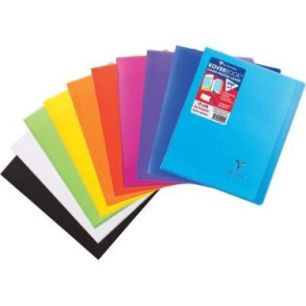 Achetez Piqûre 48 pages KOVERBOOK, format 17x22 cm, seyès 90g, couverture polypropylène coloris a..