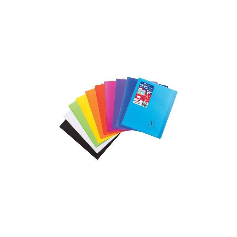 Achetez Piqûre 48 pages KOVERBOOK, format 17x22 cm, seyès 90g, couverture polypropylène coloris a.. Achetez Piqûre 48 pages KOVERBOOK, format 17x22 cm, seyès 90g, couverture polypropylène coloris a..
