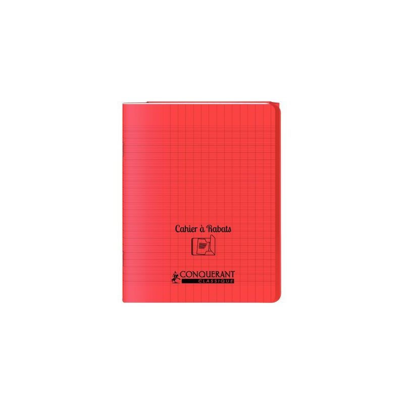 Achetez Piqûre 96 pages couverture polypropylène avec 2 rabats format 17x22 cm seyes coloris rouge.. Achetez Piqûre 96 pages couverture polypropylène avec 2 rabats format 17x22 cm seyes coloris rouge..