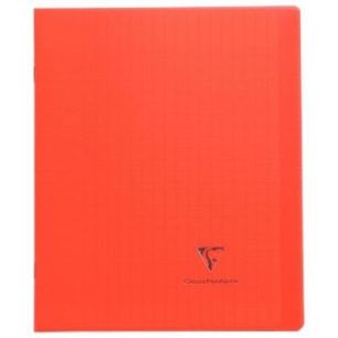 Achetez Piqûre 96 pages 17x22 cm KOVERBOOK, seyès 90g, couverture en polypropylène, rouge 951404C..