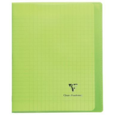 Achetez Piqûre 96 pages 17x22 cm KOVERBOOK, seyès 90g, couverture en polypropylène, vert 951403C ..