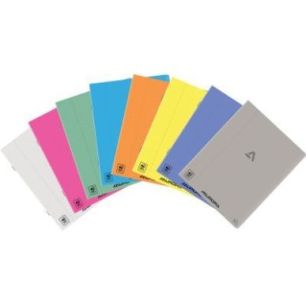 Cahier piqué AURORA 72 pages 80g, format A5 ligné 8mm, couverture PP coloris assortis 136PP1L AURORA Cahier piqué AURORA 72 pages 80g, format A5 ligné 8mm, couverture PP coloris assortis 136PP1L AURORA