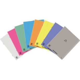 Achetez Cahier piqué AURORA 72 pages 80g, format A5 quadrillé 5x5, couverture PP coloris assortis ..