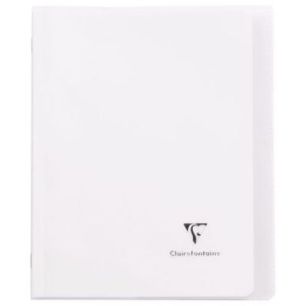 Achetez Piqûre 96 pages 17x22 cm KOVERBOOK, seyès 90g, couverture en polypropylène, incolore 9514..