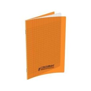 Achetez Piqûre 48 pages 17x22 cm, seyès, couverture polypropylène, orange 100105471 HAMELIN pas c..
