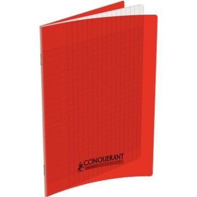 Achetez Piqûre 96 pages 17x22 cm, seyès 90g couverture polypropylène rouge 100100434 HAMELIN pas ..