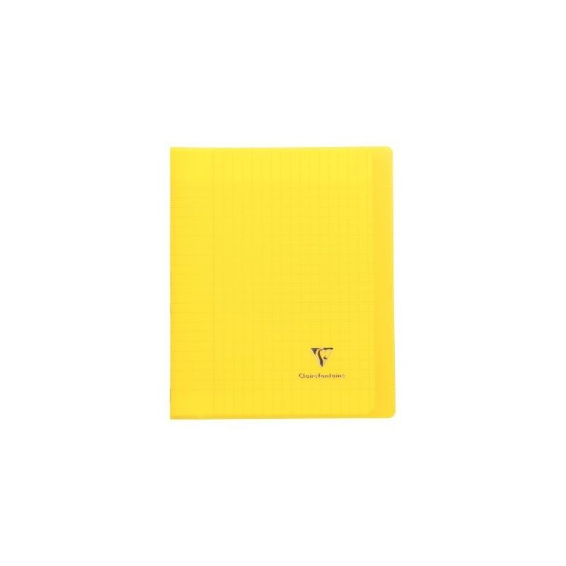 Achetez Piqûre 96 pages 17x22 cm KOVERBOOK, seyès 90g, couverture en polypropylène, jaune 951406C..