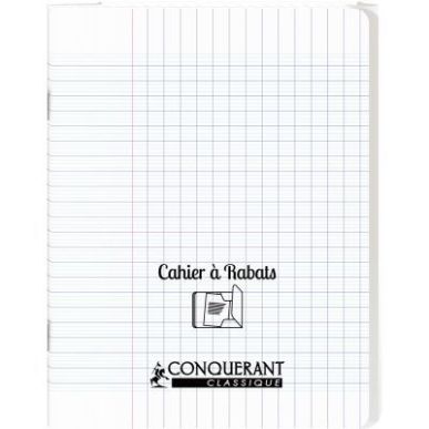 Achetez Piqûre 96 pages couverture polypropylène avec 2 rabats format 17x22 cm seyes incolore 4001..