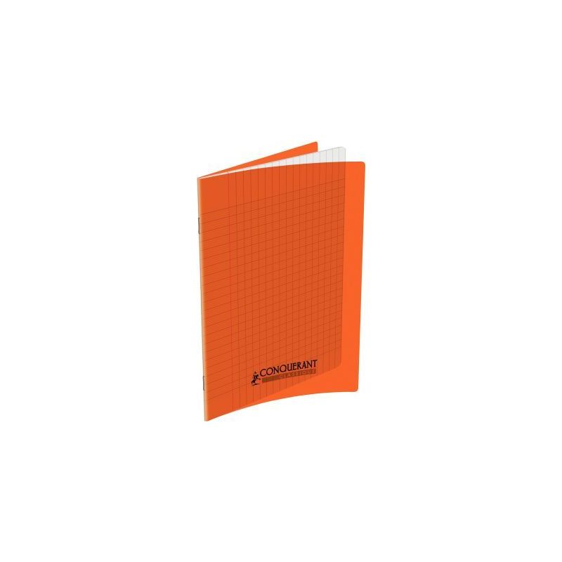 Achetez Piqûre 96 pages 17x22 cm, seyès 90g couverture polypropylène orange 100105476 HAMELIN pas..