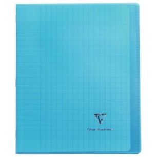 Achetez Piqûre 96 pages 17x22 cm KOVERBOOK, seyès 90g, couverture en polypropylène, bleu 951402C ..