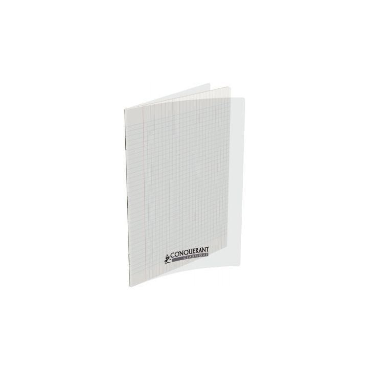 Piqûre 96 pages 21x29,7 cm, seyès 90g couverture polypropylène incolore 400009670 HAMELIN