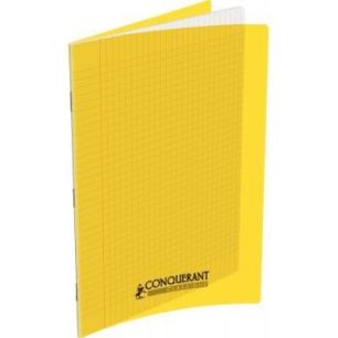 Achetez Piqûre 96 pages 21x29,7 cm, seyès 90g couverture polypropylène jaune 100102468 HAMELIN pa..