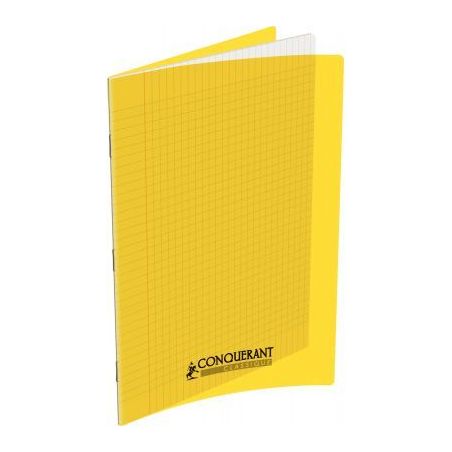 Achetez Piqûre 96 pages 21x29,7 cm, seyès 90g couverture polypropylène jaune 100102468 HAMELIN pa..