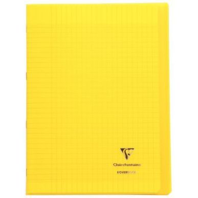 Achetez Piqûre 96 pages 21x29,7 cm KOVERBOOK, seyès 90g Couverture en polypropylène, jaune 971406..