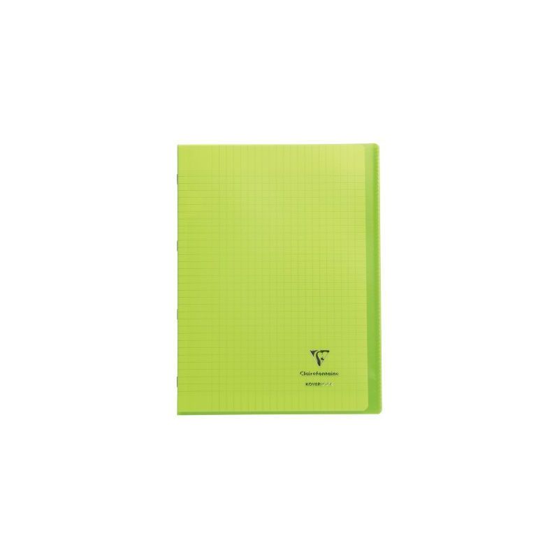Achetez Piqûre 96 pages 21x29,7 cm KOVERBOOK, seyès 90g Couverture en polypropylène, vert 971403C..