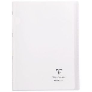 Achetez Piqûre 96 pages 21x29,7 cm KOVERBOOK, seyès 90g, couverture en polypropylène, incolore 97..