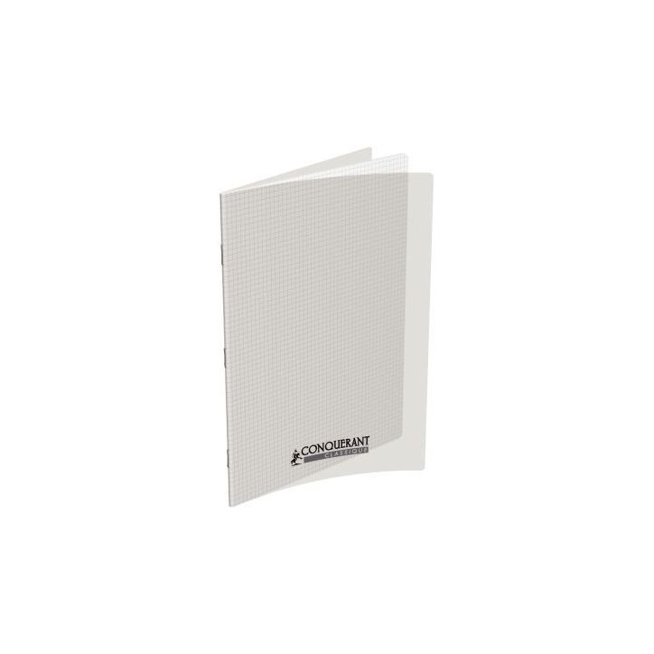 Piqûre 96 pages A4 5x5, 90g couverture en polypropylène incolore 400009671 HAMELIN