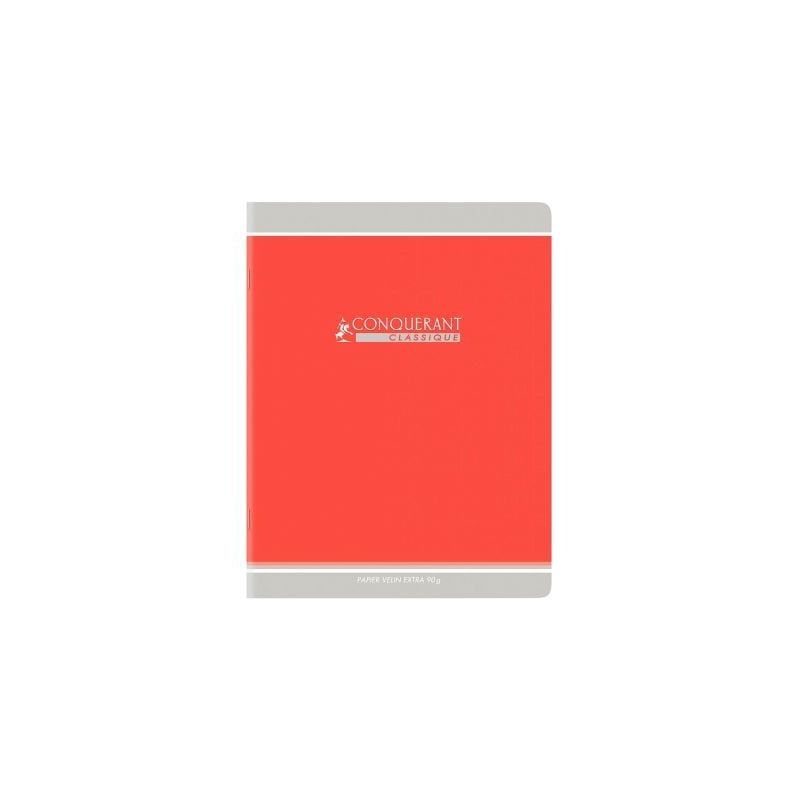 Achetez Cahier piqué 96 pages, format 24x32 cm, seyès, papier 90g, rouge 400164240 CONQUERANT HAME.. Achetez Cahier piqué 96 pages, format 24x32 cm, seyès, papier 90g, rouge 400164240 CONQUERANT HAME..