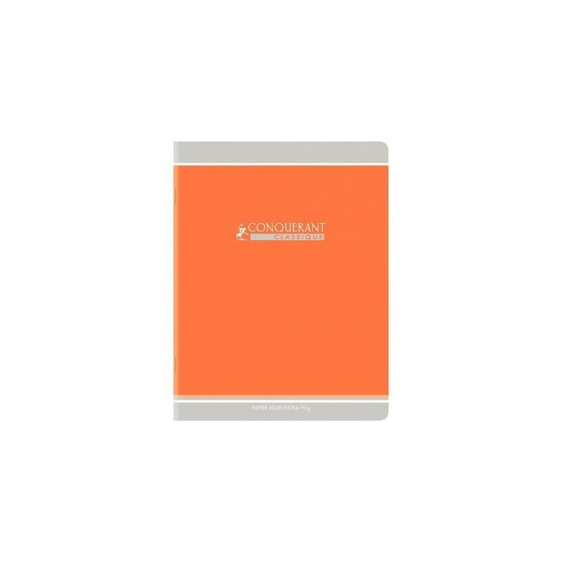 Achetez Cahier piqué 96 pages, format 24x32 cm, seyès, papier 90g, orange 400164242 CONQUERANT HAM.. Achetez Cahier piqué 96 pages, format 24x32 cm, seyès, papier 90g, orange 400164242 CONQUERANT HAM..