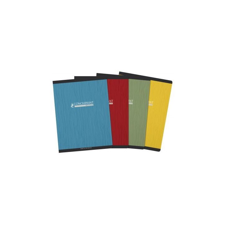 Piqûre 96 pages seyès, format 24x32 cm, papier 70g recyclé 100104489 HAMELIN