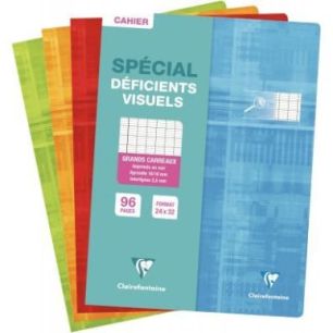 Achetez Piqûre 96 pages 24x32 cm, seyès 2,5 mm agrandi 10/10, papier 90g 63396C CLAIREFONTAINE pas..