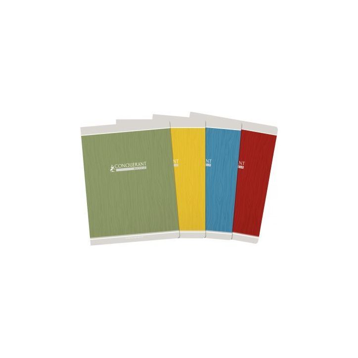 Cahier piqué 96 pages 24x32 cm, seyès 90g, 100% recyclé 400157173 HAMELIN