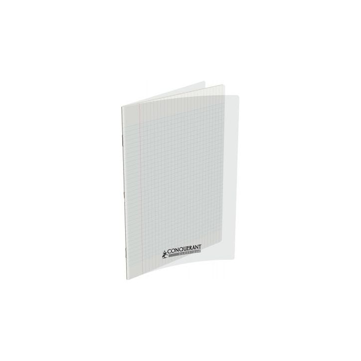 Piqûre 96 pages 24x32 cm, seyès 90g couverture polypropylène incolore 400006764 HAMELIN