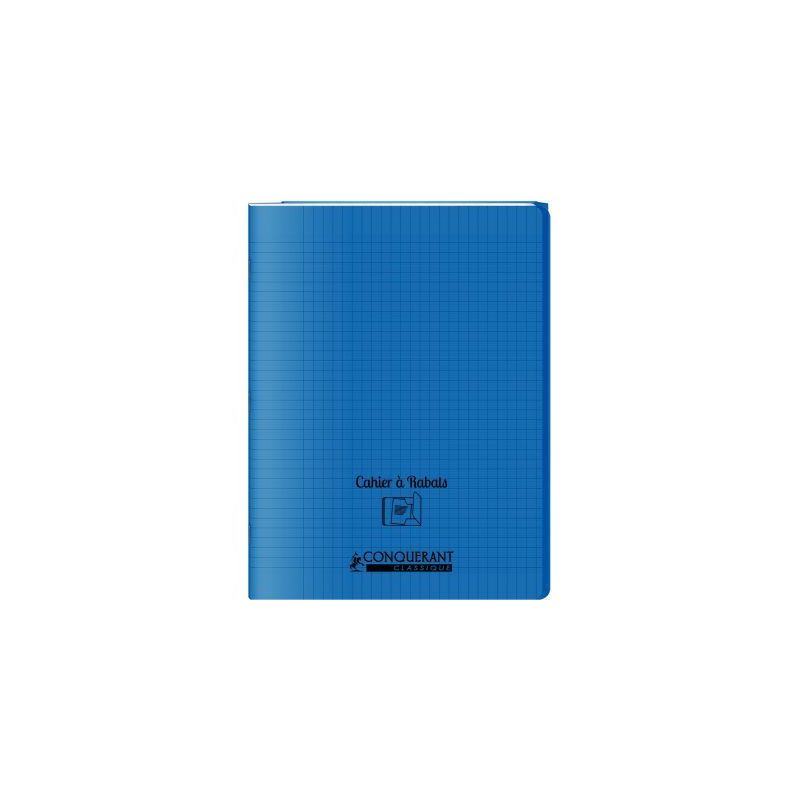 Achetez Piqûre 96 pages couverture polypropylène avec 2 rabats format 24x32 cm seyes bleu 40010401..