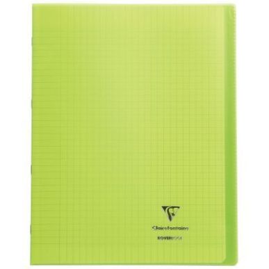 Achetez Piqûre 96 pages 24x32 cm KOVERBOOK, seyès 90g Couverture en polypropylène, vert 981403C C..
