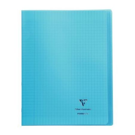 Achetez Piqûre 96 pages 24x32 cm KOVERBOOK, seyès 90g, couverture en polypropylène, bleu 981402C ..