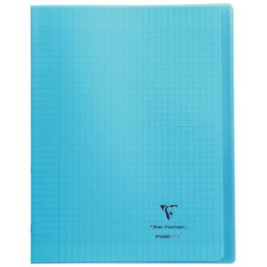 Achetez Piqûre 96 pages 24x32 cm KOVERBOOK, seyès 90g, couverture en polypropylène, bleu 981402C ..