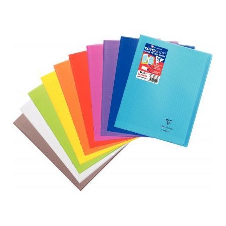 Achetez Piqûre 48 pages KOVERBOOK, format 24x32 cm, seyès 90g, couverture polypropylène coloris a..