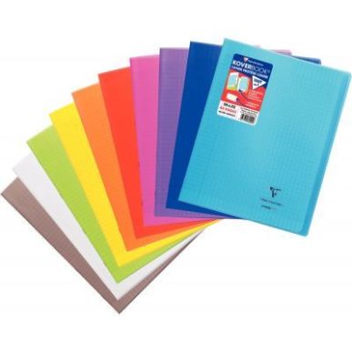 Achetez Piqûre 48 pages KOVERBOOK, format 24x32 cm, seyès 90g, couverture polypropylène coloris a..