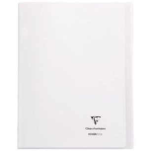 Achetez Piqûre 96 pages 24x32 cm KOVERBOOK, seyès 90g, couverture en polypropylène, incolore 9814..