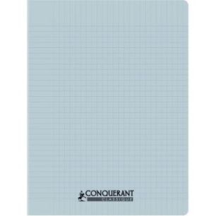 Achetez Piqûre 96 pages CONQUERANT, 24x32 cm, seyès, couv PP bleu pastel 100902187 CONQUERANT HAME..